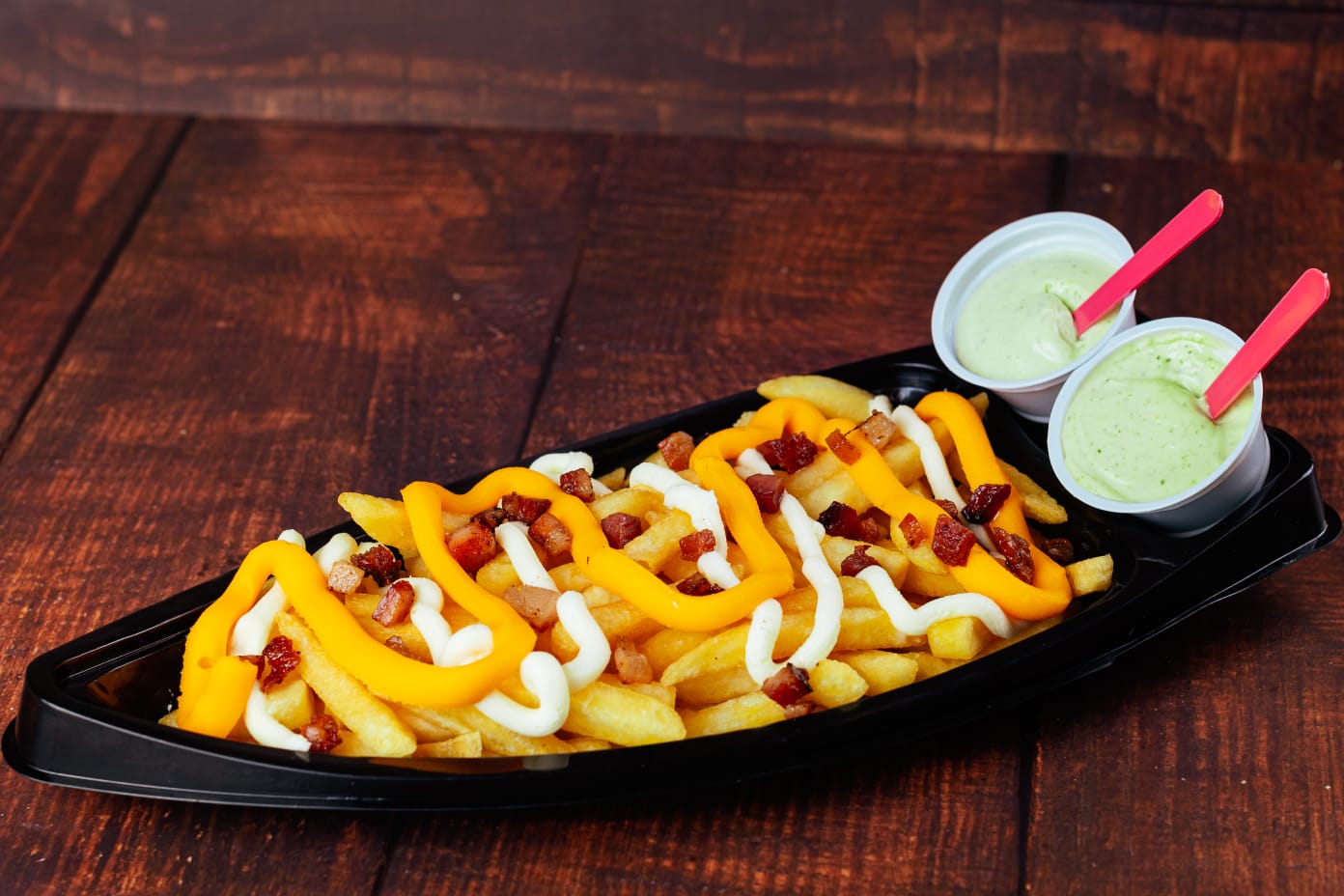 BATATA COM BACON, CHEDDAR E CATUPIRY 300G